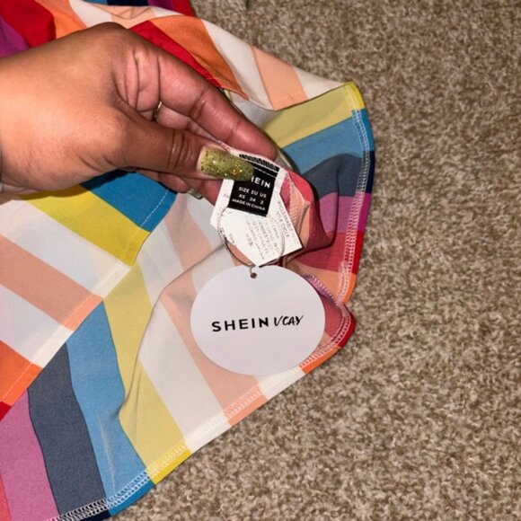 SHEIN Colorful Striped dress - Picture 2 of 3